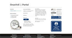 Desktop Screenshot of portal.onzevve.eu